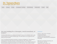 Tablet Screenshot of drtamarashare.com